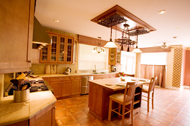 Kitchen wide view