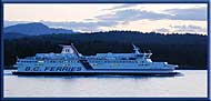 The Spirit of British Columbia passes in front of Salt Spring Island, Salt Spring Island