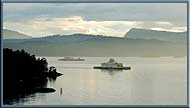 The Queen of Cumberland approaching Otter Bay, North Pender Island