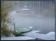 The first frost of the year at Clam Bay Farm on Pender Island, North Pender Island