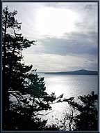 Looking south towards Vancouver Island, North Pender Island