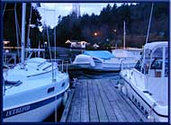 Christmas at Otter Bay Marina, North Pender Island