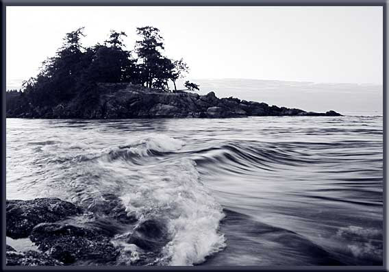 Saturna Island - Tidal currents at Boat Passage