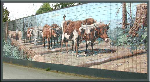 Vancouver Island - The murals of Chemainus