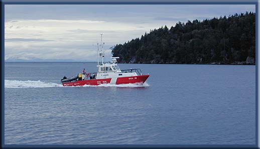 Mayne Island - The Coast Guard vessel Skua, based out of Ganges