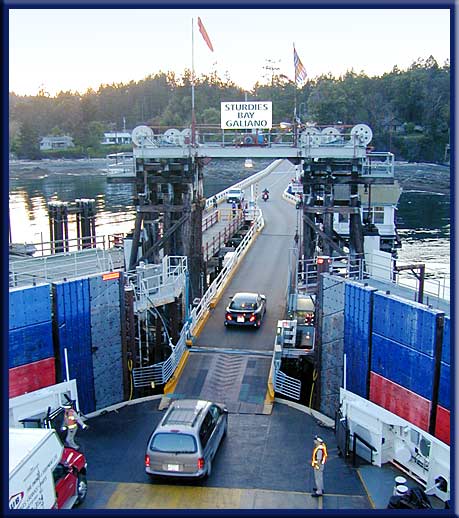 Galiano Island - Sturdies Bay ferry terminal